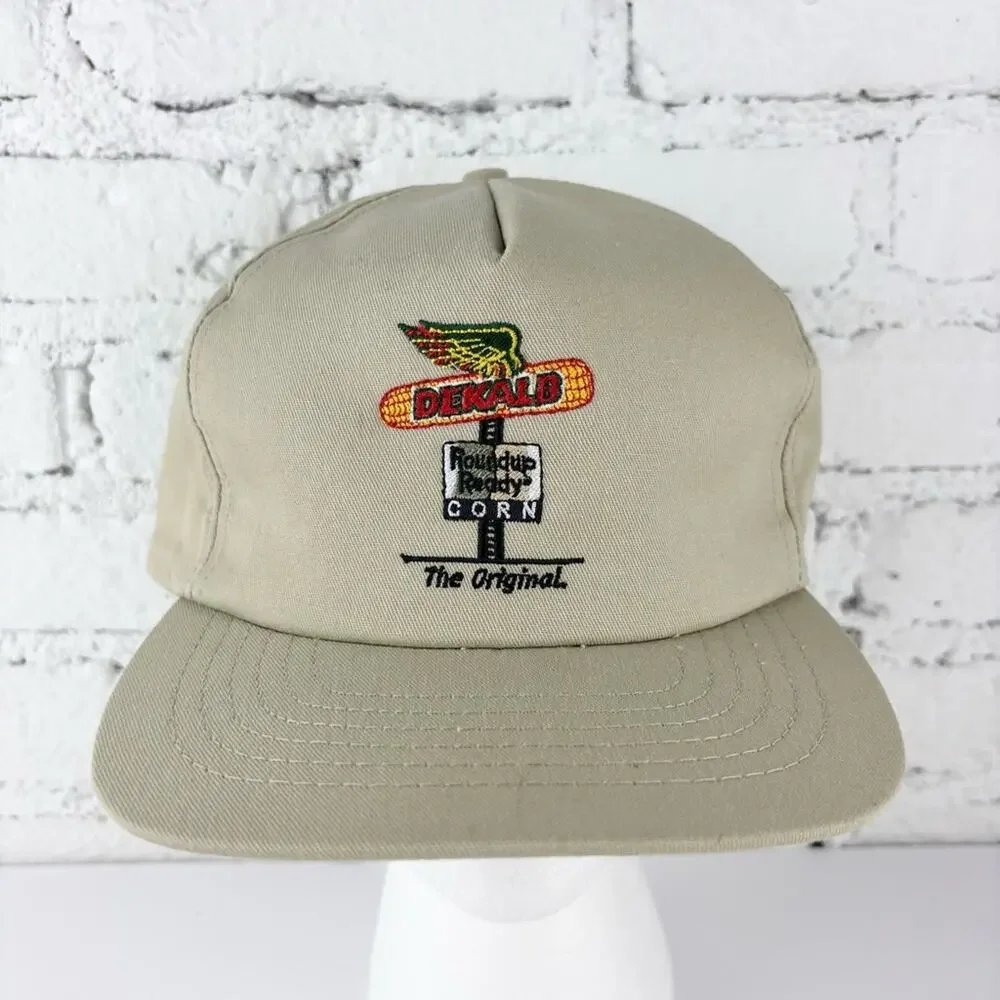 Vintage Dekalb Seed Farmer Trucker Snapback